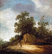 Pieter de Molijn Pastoral Landscape with Tobias and the Angel oil on canvas